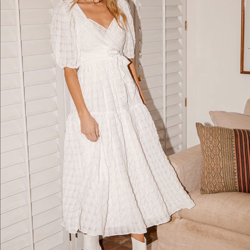 Puff Sleeve Dress- BRAND NEW